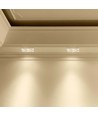 2x GU10 Lampe - runde, hvid
