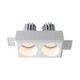 2xGU10 - Lampe, Runde, Hvid