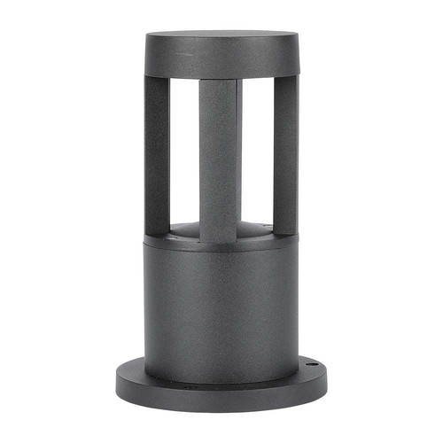 10W Væglampe - 6400K, Sort hus, 25cm højde