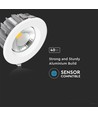 40W LED downlight - reflektor COB, 6500K, høj lumen