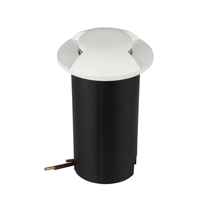 1W LED nedgravningsspot - 6400K, hvid, 12V