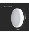 14W - LED Kuppel Lys, Samsung Chip, CCT 3i1, IP65, 5 Års Grty