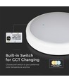 14W - LED Kuppel Lys, Samsung Chip, CCT 3i1, IP65, 5 Års Grty