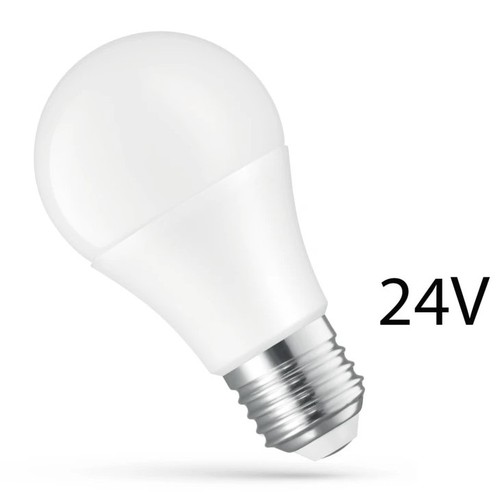 24V E27 LED pærer 8.5W - 24V AC/DC, Spectrum
