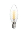 4W Kertepære E14 - LED Twisted, Filament Pære, 3000K, Dæmpbar