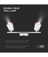 12W LED Væglampe 4000K Hvid