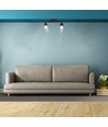 12W LED væglampe 4000K sort