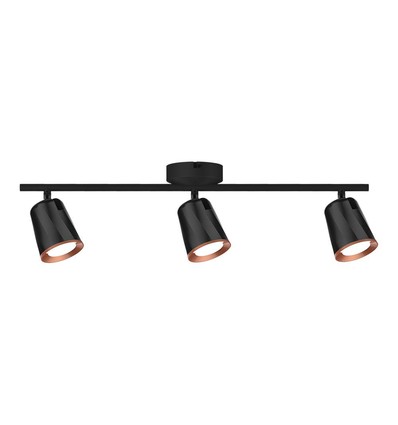 18W LED Væglampe 4000K Sort
