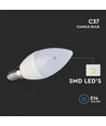 E14 2,9W LED kertepære - 250lm, 4000K, erstatter 25W, SMD chip