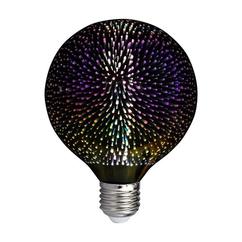 G125 LED 3D Kultråd Pære 4W E27 - 3000K