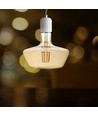 E27 8W LED filament pære - Amber glas, 620lm, 1800K, 300° lysspredning