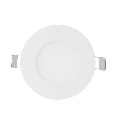 3W LED Panellys - med EMC driver, 6400K, rundt