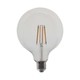 E27 12W G125 LED filament pære - 1521lm, klart glas, 4000K