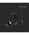 LED Skinnespot 35W - COB, Samsung Chip, 4000K
