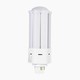 GX24D 12W LED pære - 360°, matteret
