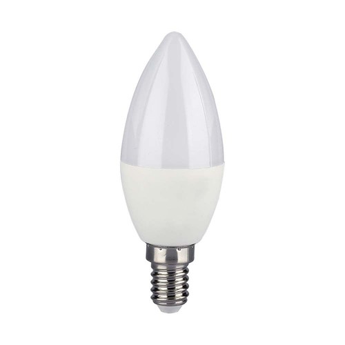 4,8W Kertepære E14 - Smart Lyskilde, RF Kontrol 24 Knapper, RGB+3000K, Dæmpbar