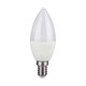 4.8W Smart Kertepære E14 - Pære RF Kontrol 24 Knapper, RGB+4000K, Dæmpbar