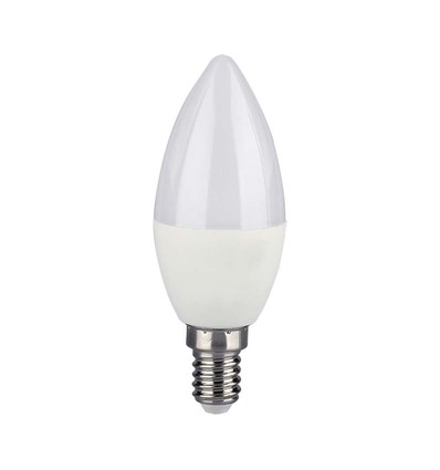 4.8W Smart Kertepære E14 - Pære RF Kontrol 24 Knapper, RGB+4000K, Dæmpbar