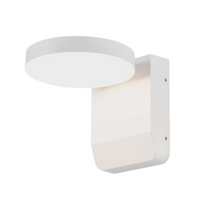 17W Rund LED væglampe - IP65, hvid, 2500lm, 3000K, facadebelysning