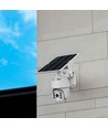 HD Smart 4G Solcelle PTZ kamera med PIR sensor - Full HD, 360° pan-tilt, hvid, inkl. solcellepanel
