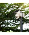WiFi HD Smart Solar Energi PTZ Kamera - Sensor, Hvid, Hus