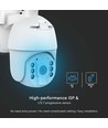 WiFi HD Smart Solar Energi PTZ Kamera - Sensor, Hvid, Hus