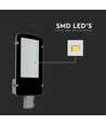 100W LED gadelygte - Samsung Chip, 4000K, grå hus