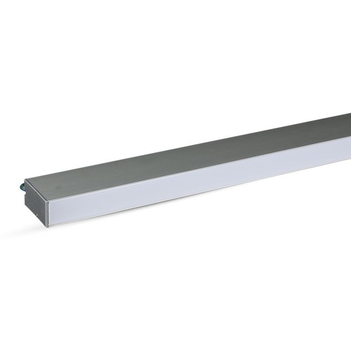 120cm 40W LED lysskinne med Samsung chip - Silver, 6400K, 120°, inkl. wireophæng