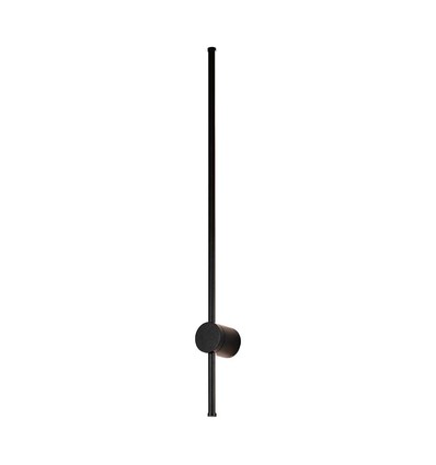 12W LED Væglampe - 3000K Sort, IP65