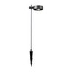 6W LED havelampe, sort - IP54, 3000K, RA90, inkl. lyskilde