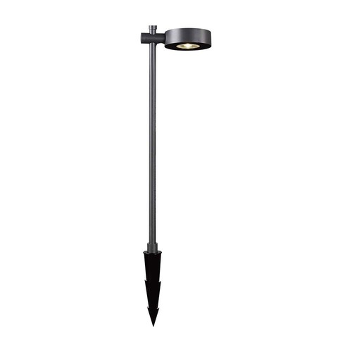 6W LED havelampe bedlampe, sort, 102,5 cm - IP65, RA90, 4000K, aluminium