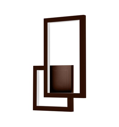 20W Væglampe LED - 3000K, Corten, IP20