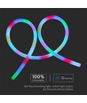 Neon Flex 10W/m - Magisk RGB, 24V, 5m Rulle