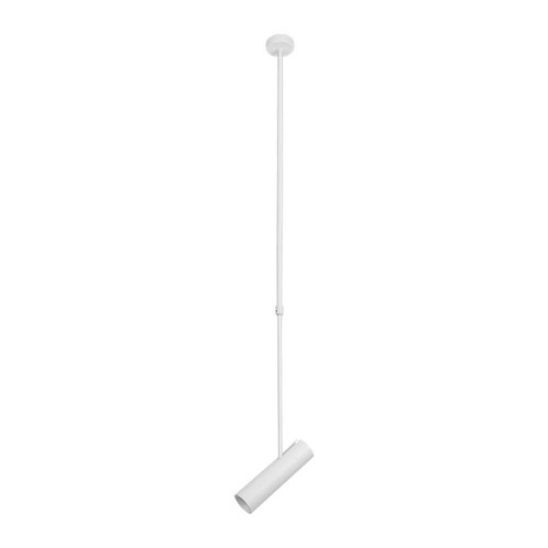 GU10 lampeholder - aluminium, hvid