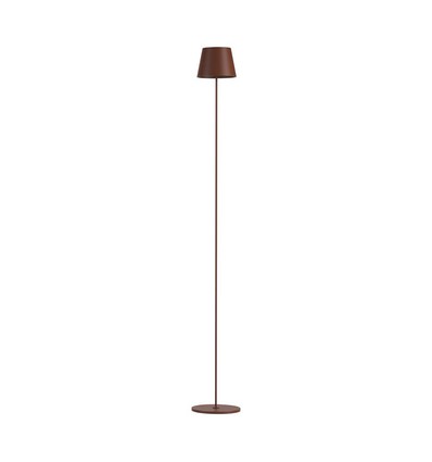 LED lampe 4W - 4400mA batteri, 3000K, IP54, Corten hylster