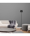 LED 4W - 4400mA batteri, 3000K, IP54, sort hus