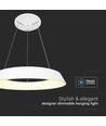48W LED Hængelampe - Designer, TRIAC Dæmpbar, 4000K, Hvid