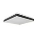 38W LED Designer Lampe - 4000K, Sort, Firkantet