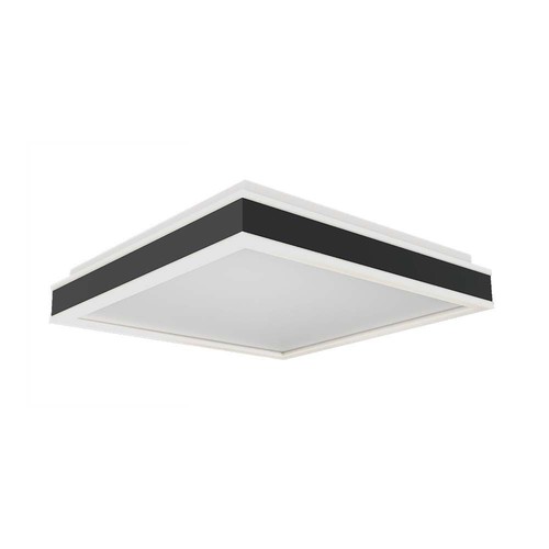 38W LED designer loftslampe - 4000K, 4000lm, IP20, sort/hvid, kvadratisk/rund