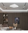 38W LED Designerlampe - 4000K, hvid, firkantet