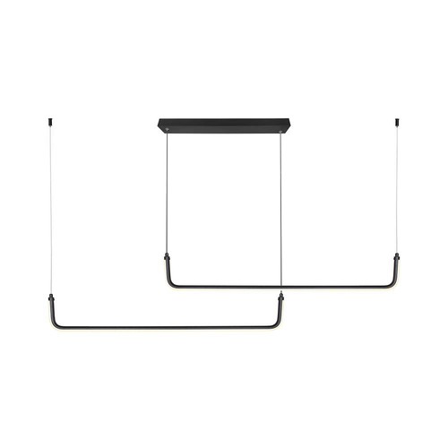 24W LED Hængelampe - Designer, 4000K, Sort