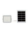 VT LED Solar Projektør 40W - 6400K, 5000 mAh Batteri, 3m Kabel, Smart IR Fjernbetjening, Hurtig Opladning, Hvid
