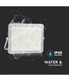 VT 180W LED Solar Projektør - 4000K, 16000 mAh Batteri, 3m Kabel, Smart IR Fjernbetjening, Hurtig Opladning, Hvid