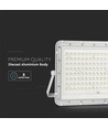 VT 180W LED Solar Projektør - 4000K, 16000 mAh Batteri, 3m Kabel, Smart IR Fjernbetjening, Hurtig Opladning, Hvid