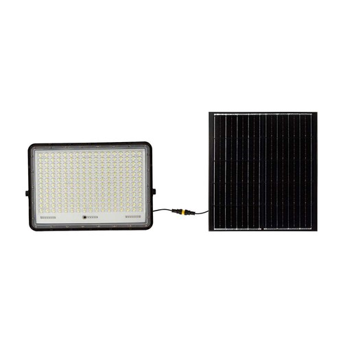 VT LED Solar Projektør 240W - 6400K, 20000 mAh batteri, 3m kabel, smart IR fjernbetjening, hurtig opladning