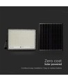 VT LED Solar Projektør 240W - 6400K, 20000 mAh batteri, 3m kabel, smart IR fjernbetjening, hurtig opladning
