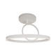 37W metalloftlampe - LED, Ø500xH200mm, 3000K, hvid hus