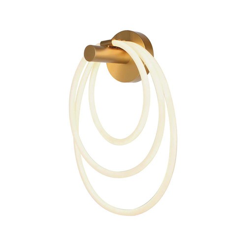 37W Designer LED væglampe - Guld, Ø35cm, 3940lm, 3000K, IP20