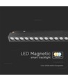 20W LED Skinnespot - Magnetisk Smart, 3i1, Sort Hus