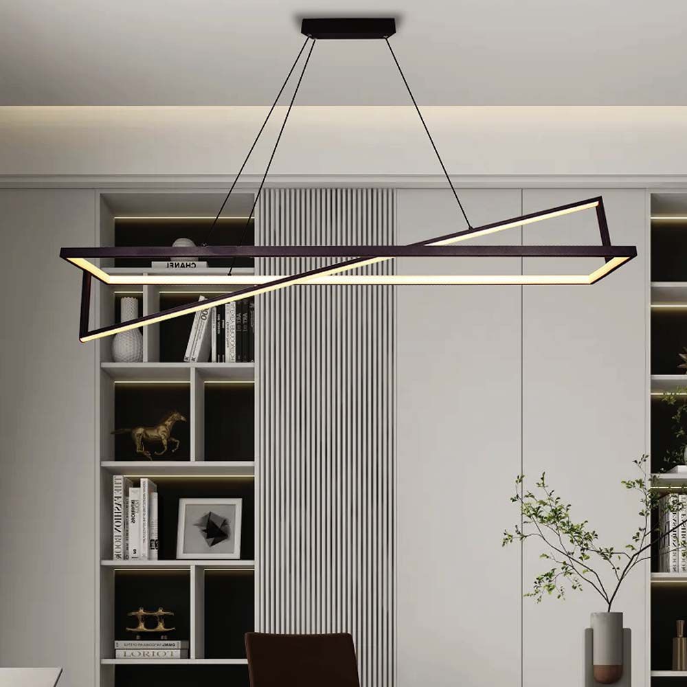 45W LED designer hængelampe - TRIAC dæmpbar, 3000K, sort - Dæmpbar : Dæmpbar, Kulør : Varm